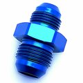 Speedfx FITTINGS Flare Reducer; -8AN to -6AN; Black; Anodized Aluminum; Single 568617BK